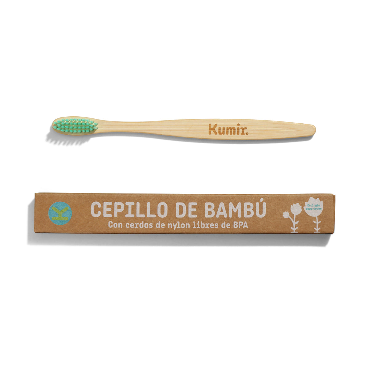 Cepillo de Dientes de Bambú Verde – KUMIR