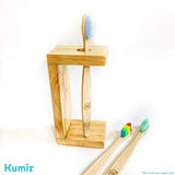 Porta cepillos de madera