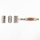 Rasuradora de Bambú y Acero + 10 Navajas (K razor)