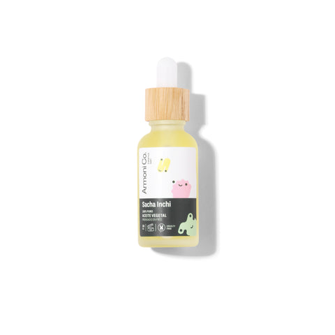 Nuevo aceite de Sancha Inchi prensado en frío (100% puro)