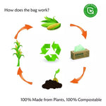 Bolsas Compostables de Basura 30 Litros (50 Bolsas) FV 06/24