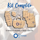 Kit completo bolsas de tocuyo (13 Bolsas)