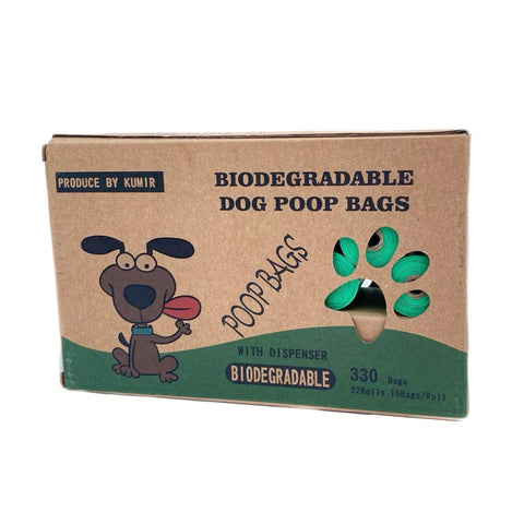 (Outlet) Bolsas Biodegradables Para Perros Poopbags (22 Rollos) (330 Bolsas)